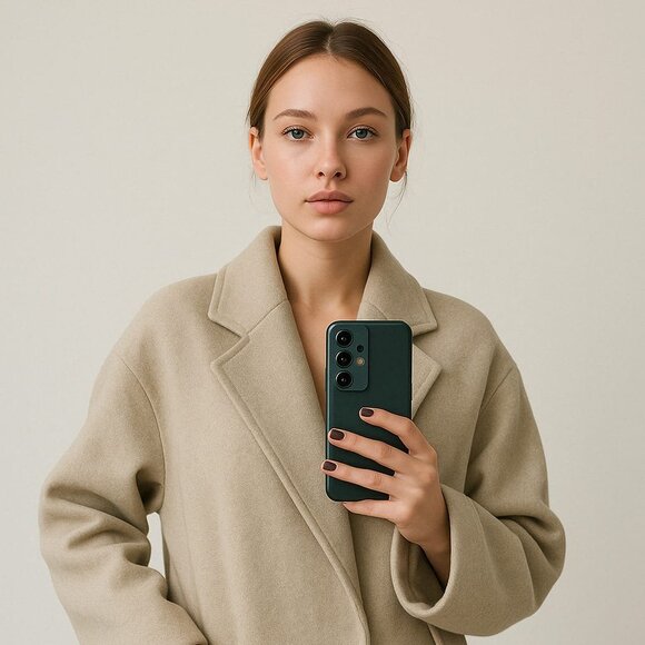 ZARA Wool-Blend Belted Wrap Coat – Oatmeal Beige - Picture 2 of 3